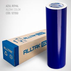 Vinil Adesivo Azul Royal 50cm - Para Envelopamentos