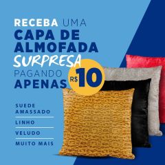 PROMOÇÃO - capa de almofada surpresa 