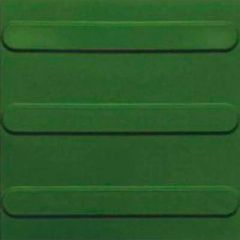 Demarcação Tátil - Direcional Verde Bandeira - 25cm x 25cm UN